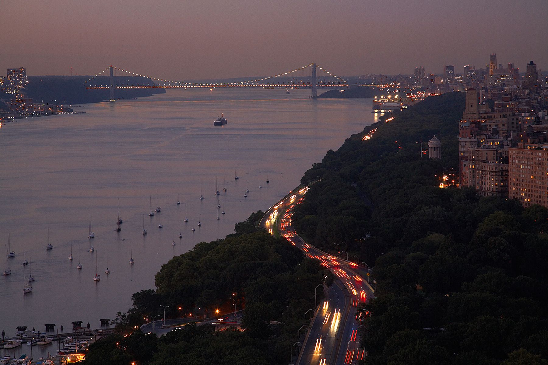 The Hudson River from 240 Riverside Boulevard