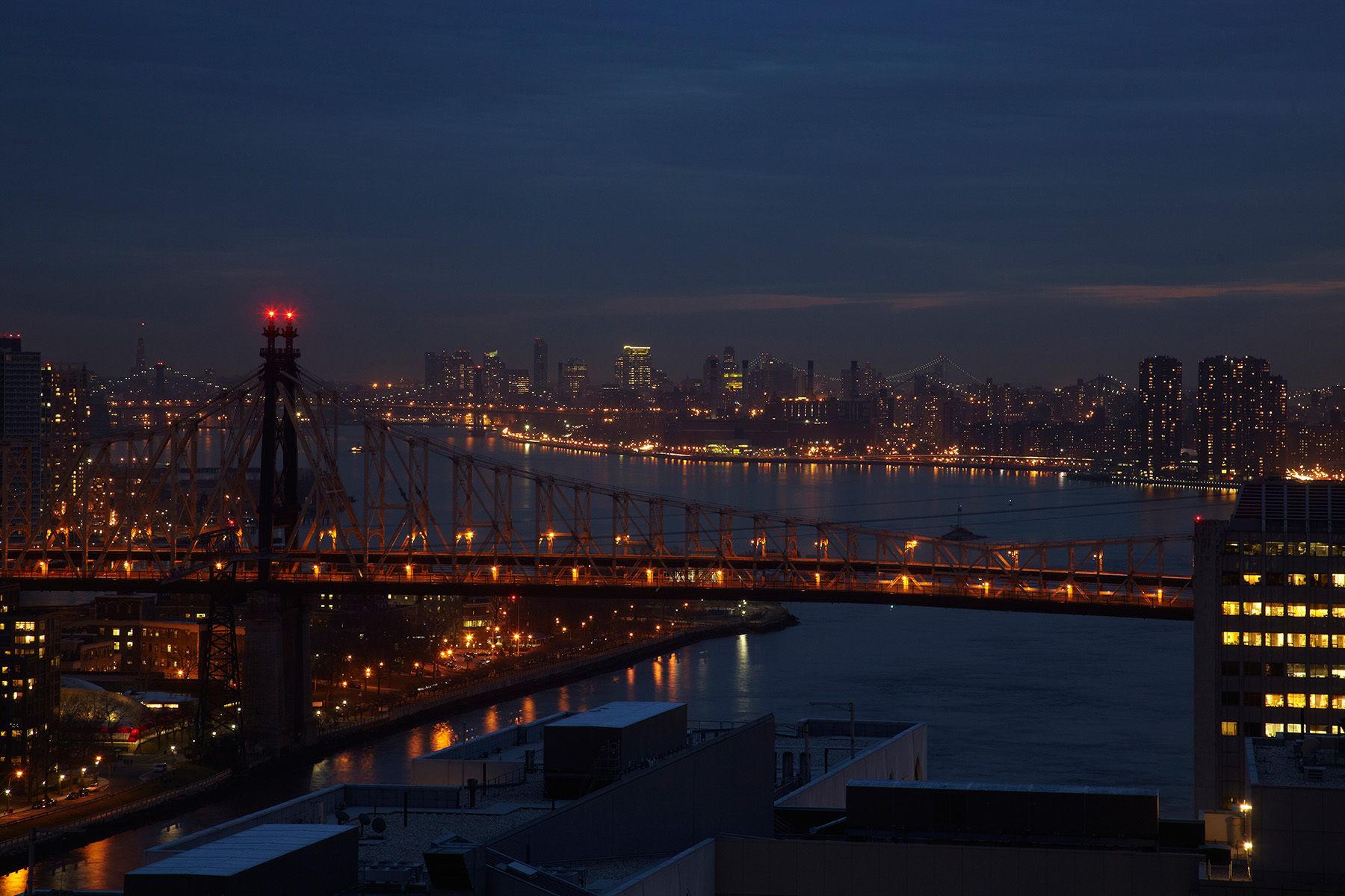 East River and 59th Street bridge from 524 East 72nd Street