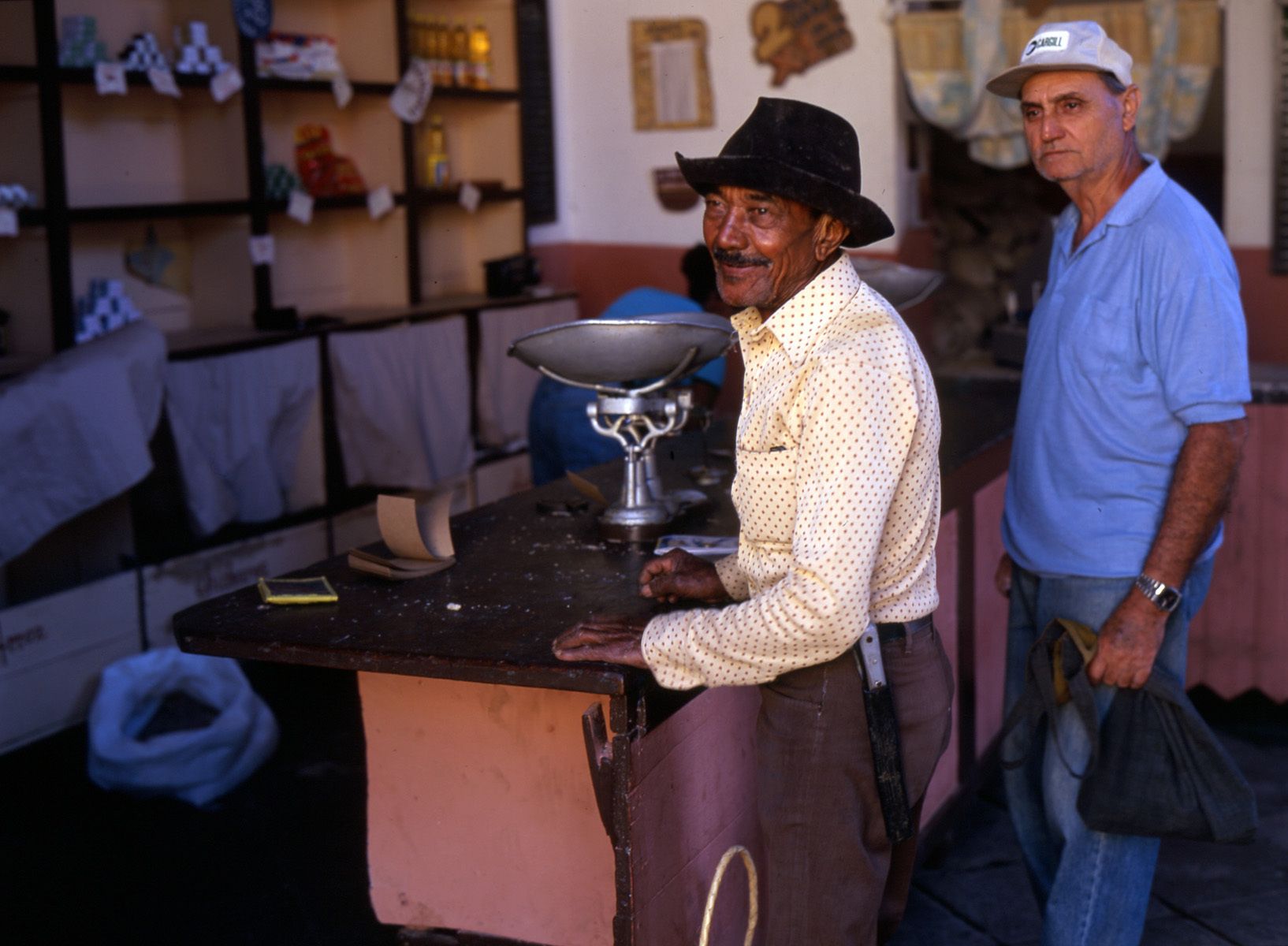 Getting provisions, Trinidad