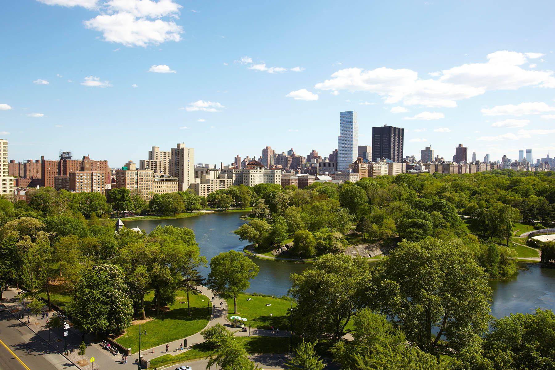 Central Park and Harlem Meer from 111 Central Park North
