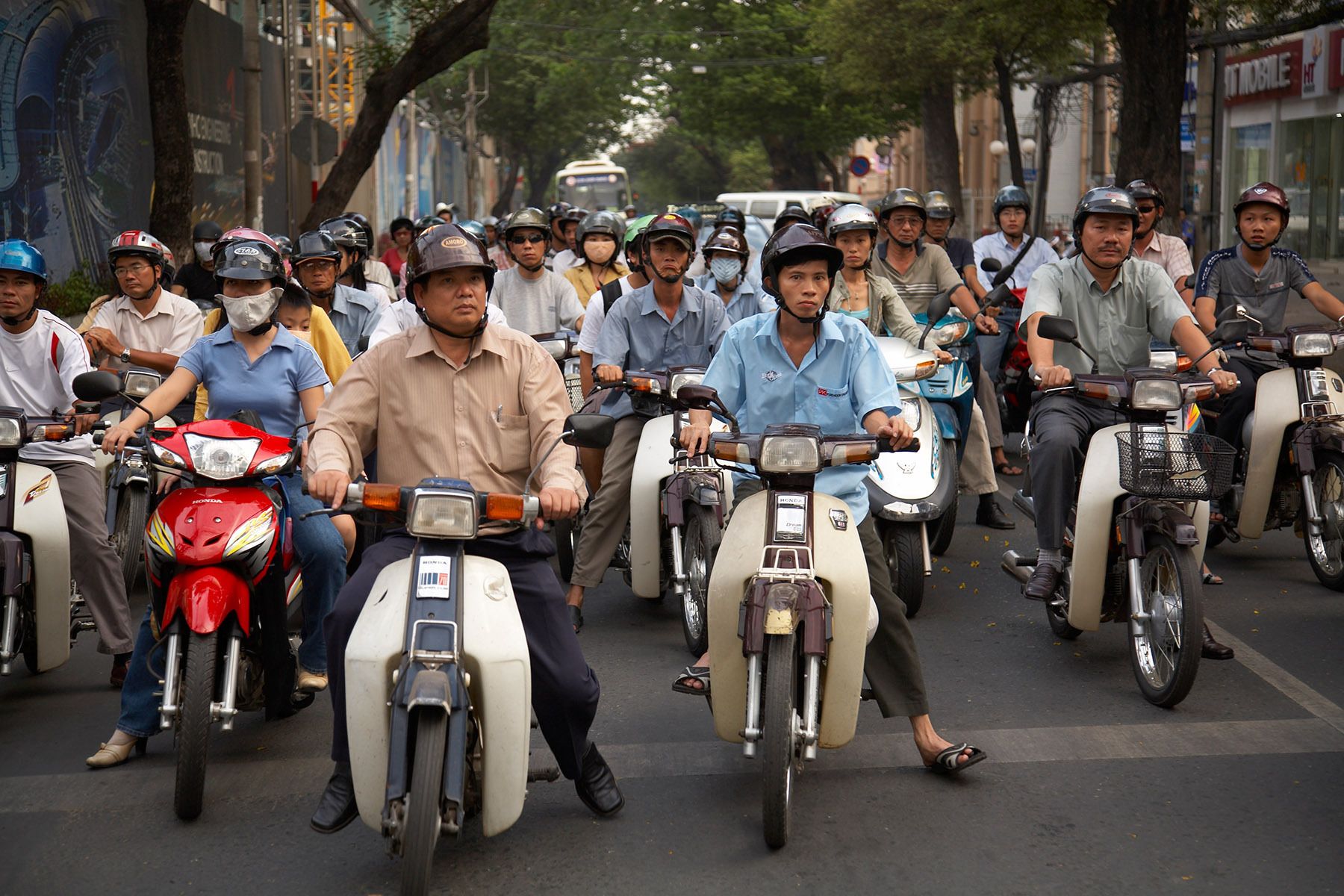 Traffic in Ho Chi Minh City