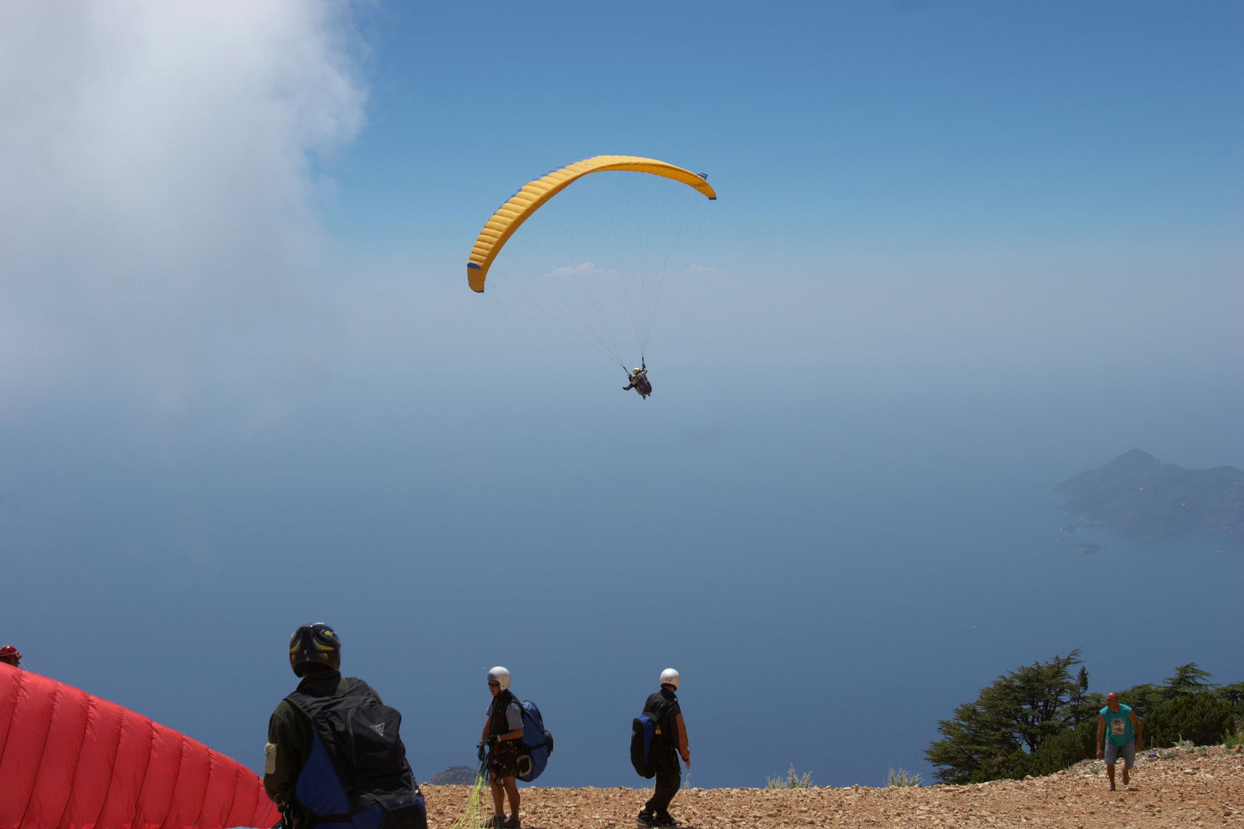 Paragliding above Oludeniz
