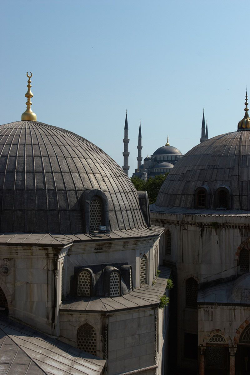 View of the Blue Mosque from Hagia Sophia, Istanbul