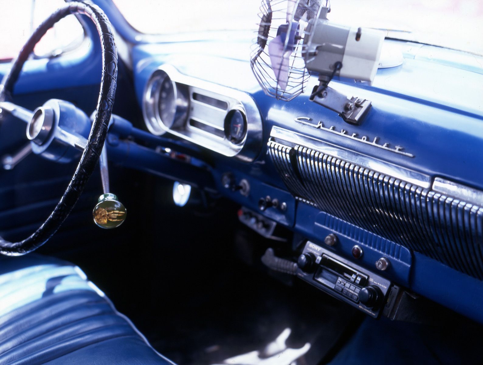 Inside a 1950's Chevy, Havana