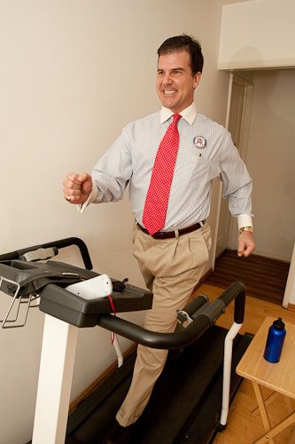 Portrait of comic Paul Gilmartin as Rep. Richard Martin by photographer Dan Dion Paul Gilmartin