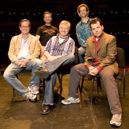 Portrait of sketch comedy group Kids in the Hall by photographer Dan Dion. Kids in the Hall