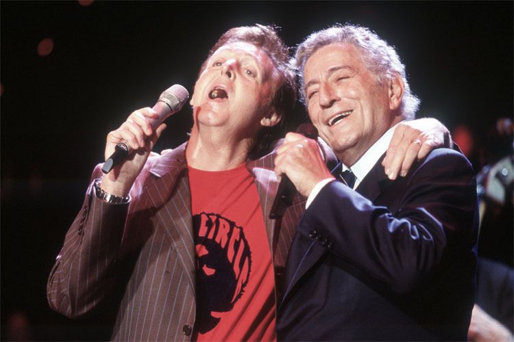 Paul McCartney and Tony Bennett