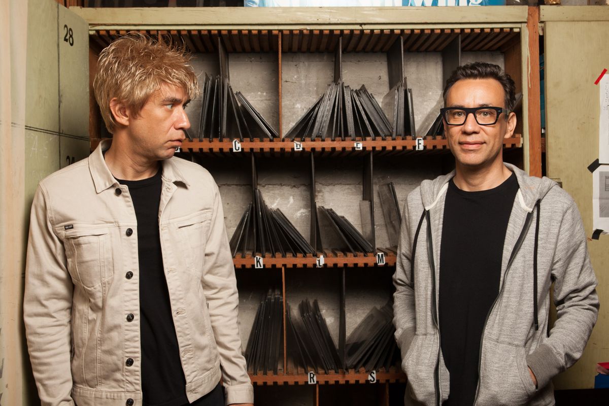 Fred Armisen and his alter-ego Ian Rubbish