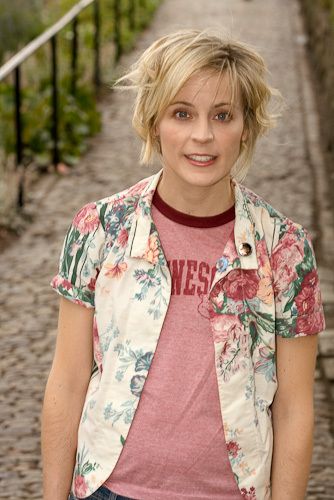 Portrait of comic Maria Bamford by photographer Dan Dion. Maria Bamford