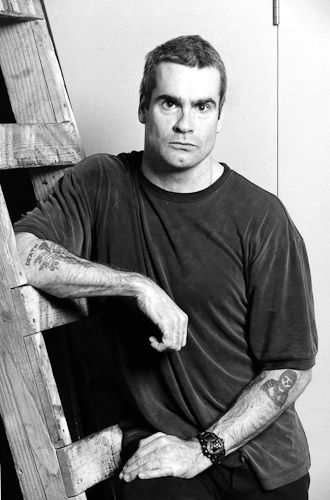 Portrait of spoken-word artist and muscian Henry Rollins by photographer Dan Dion. Henry Rollins