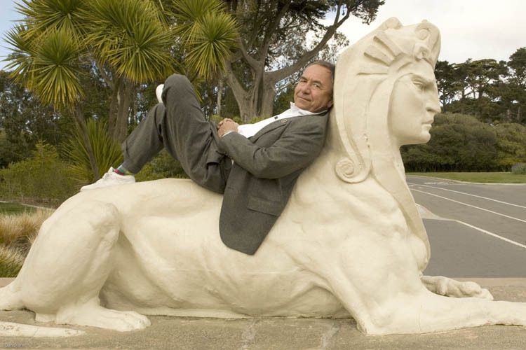 Portrait of comic and writer Will Durst by photographer Dan Dion. Will Durst