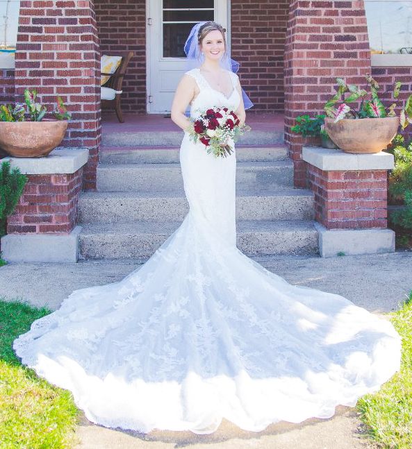Bride with Dress Fully Extended - CampBride