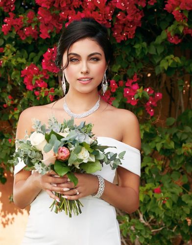 Bride with Flowers - CampBride