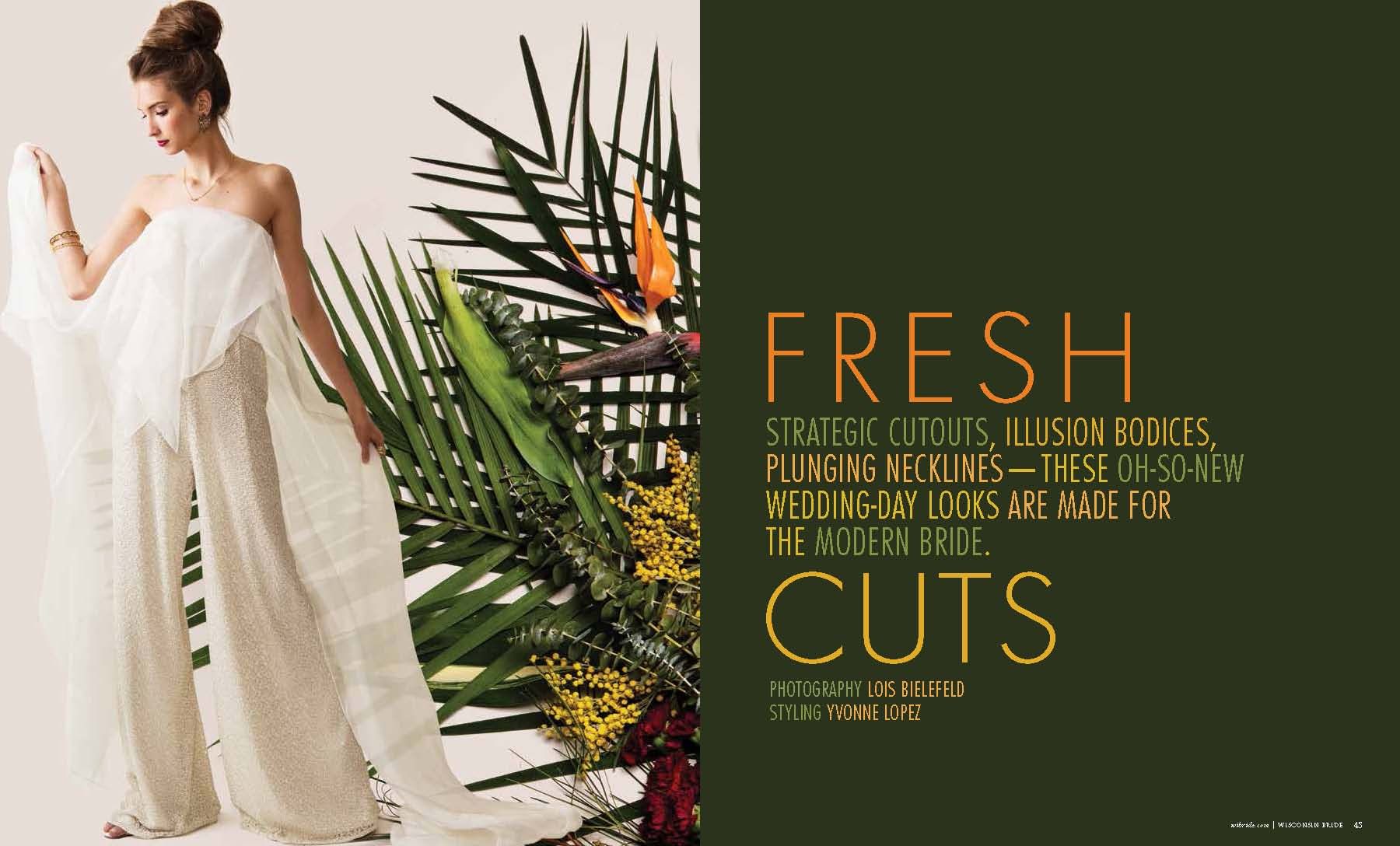 Fresh Cuts Bride Editorial Page 1