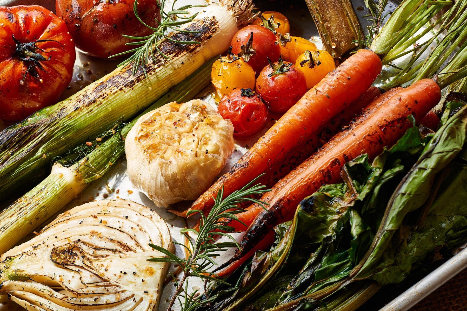 Grilled vegetables