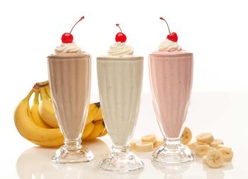 Sweets Food Photography-Banana Milkshakes 