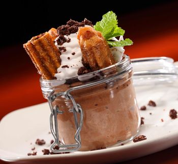 Sweets Food Photography-Churro and Pudding