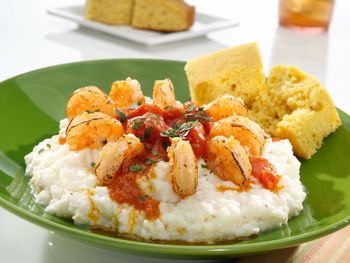 Lunch Food Photography-Shrimp and Grits
