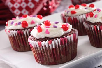 Sweets Food Photography-Riced Beet Cup Cakes