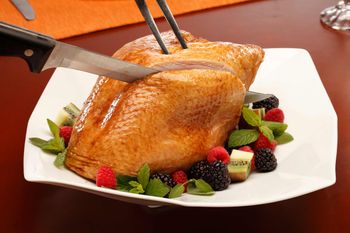 Dinner Food Photography-Roast Turkey Breast