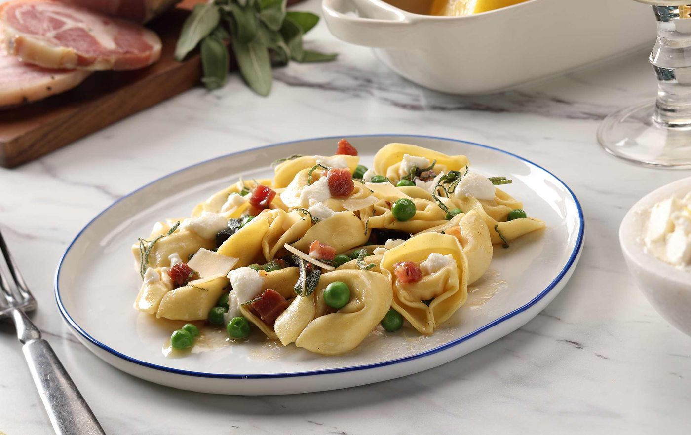 Lunch Food Photography-Cheese Tortellini