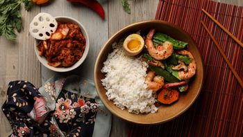 Dinner Food Photography-Shrimp Stir Fry