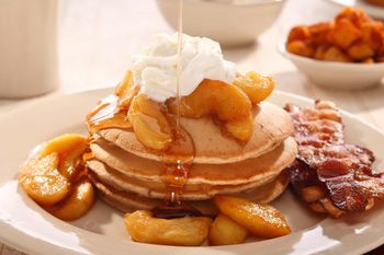Breakfast Food Photography-Sweet Potato Pancakes