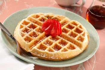 Breakfast Food Photography-Waffle