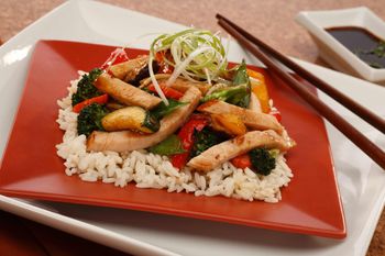 Lunch Food Photography-Chicken Stir Fry
