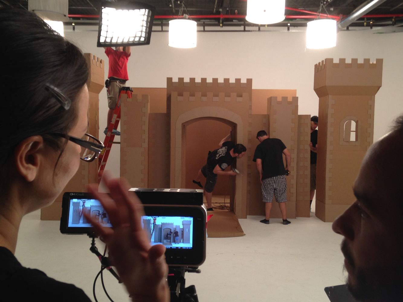 Cardboard Castle Boxtrolls promo