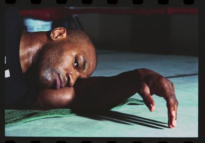 Tyson in ring, 1998