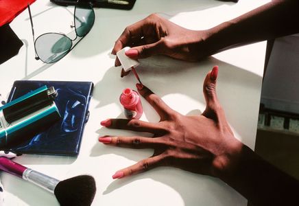 Iman's Hands, New York, 1982