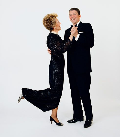 President and Mrs. Reagan, The White House, 1985