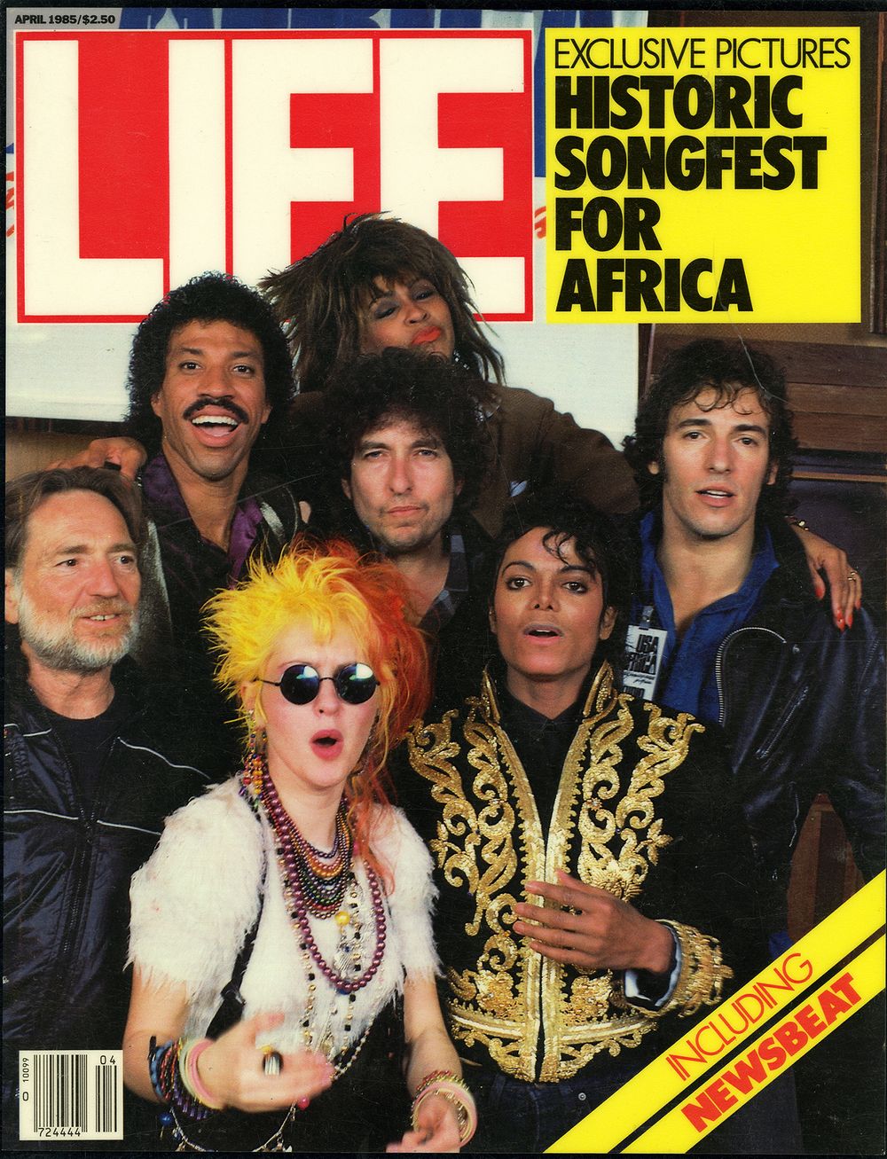 USA for Africa LIFE cover @Benson 1985 PP.jpg