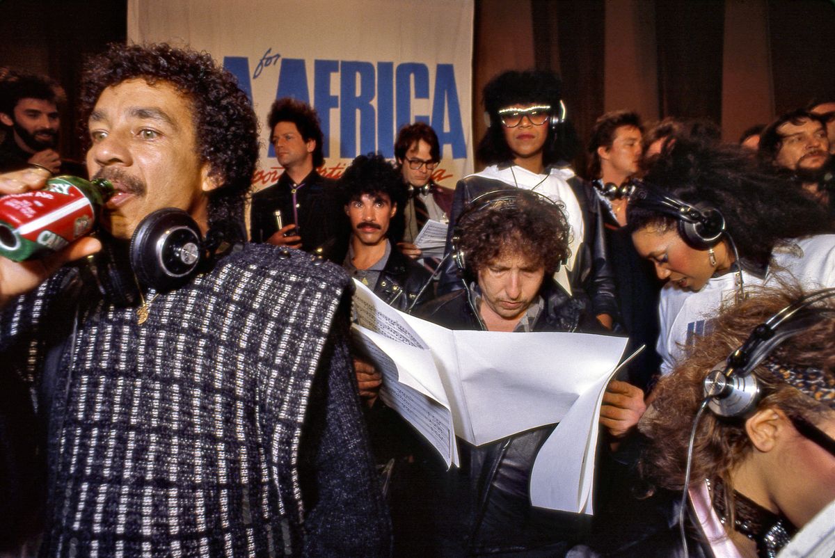 USA Africa, Behind the scenes, Bob Dylan