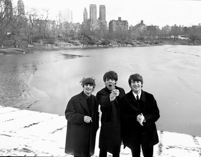 NY Three in Central Park, Feb. 1964