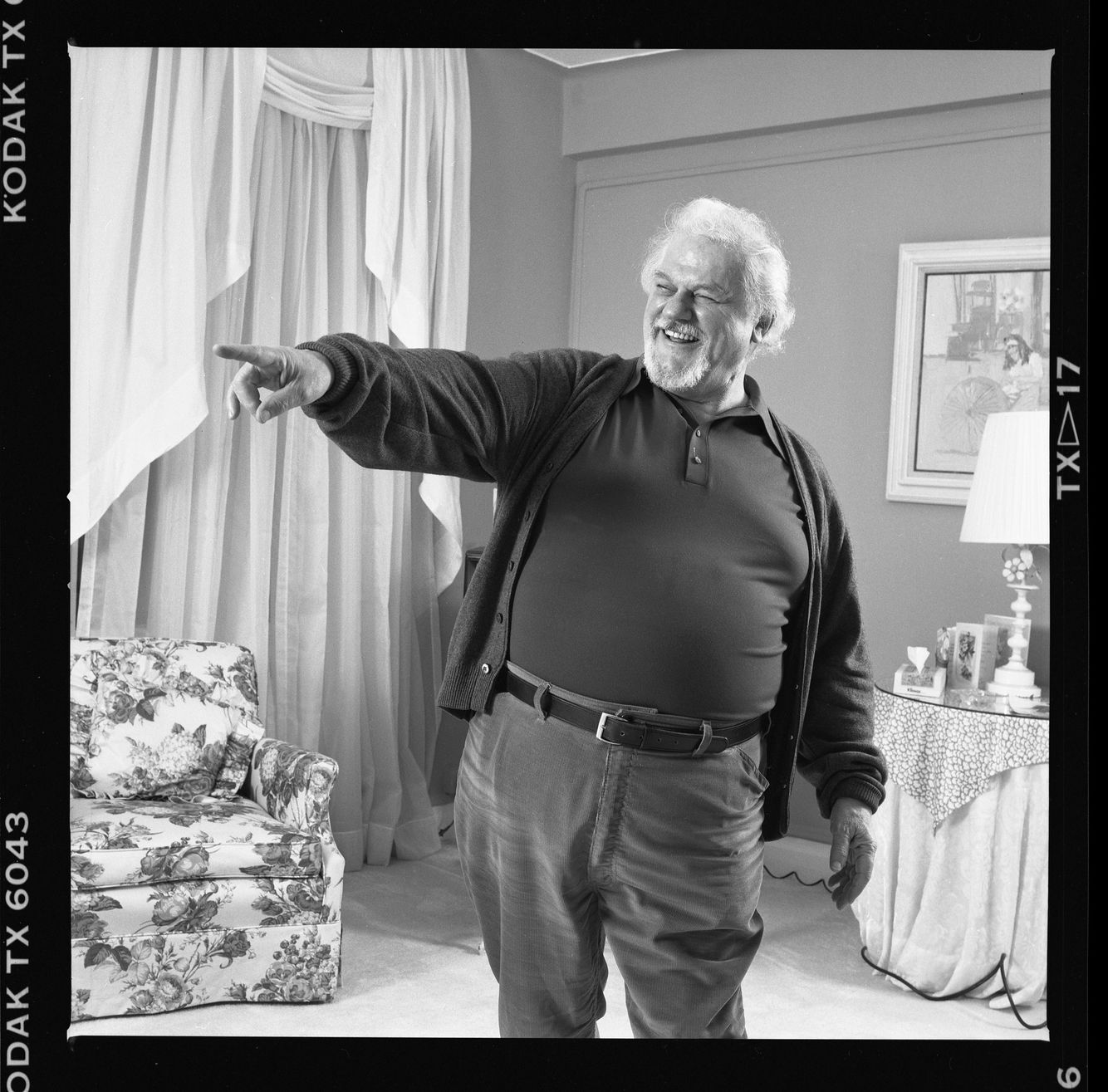 Charles Durning, April 1990