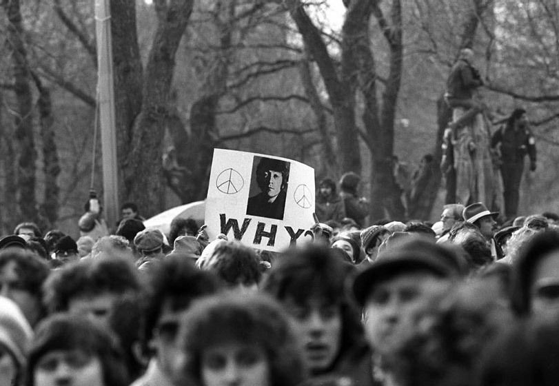 John Lennon Memorial, Central Park, New York, 1980