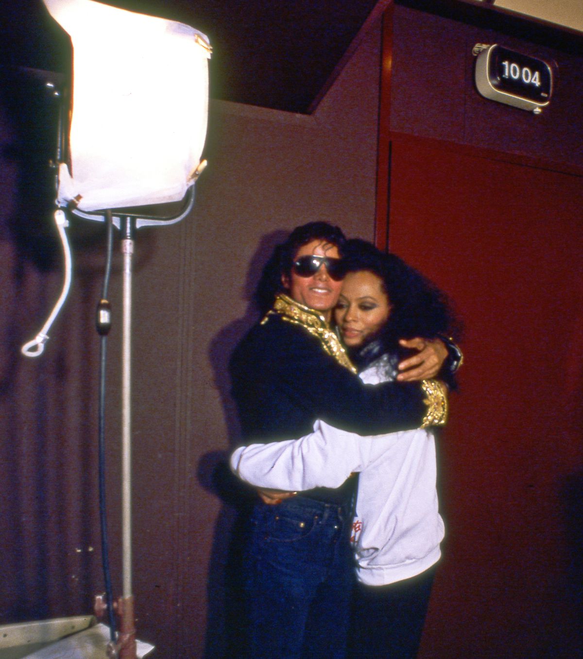  Michael Jackson and Diana Ross USA for Africa