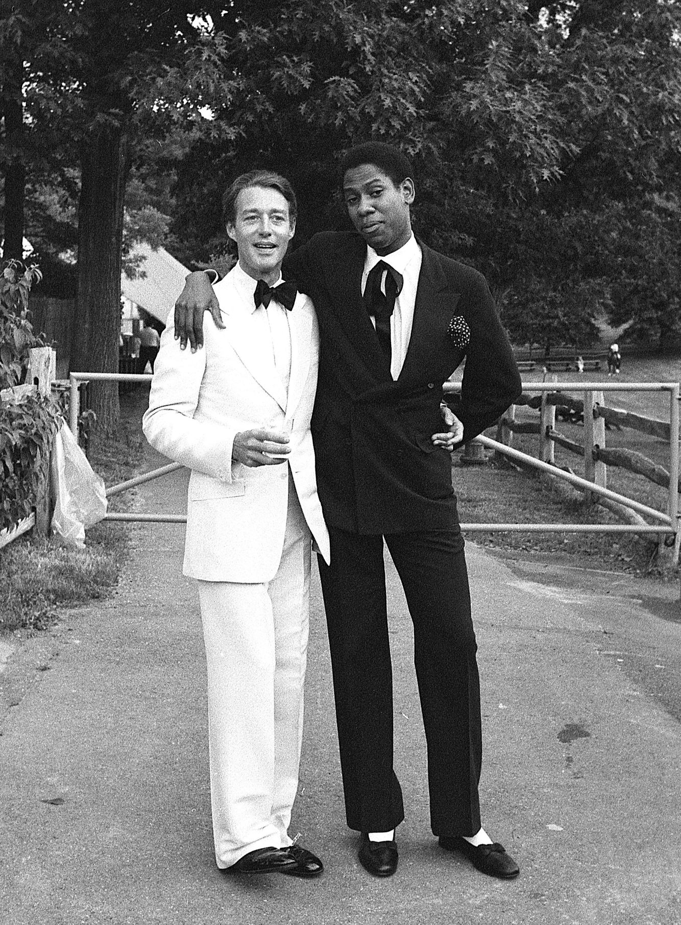 Halston and Andre Leon Talley, June 1977