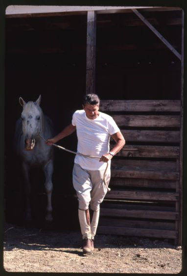 President Ronald Reagan, Rancho del Cielo, 1983