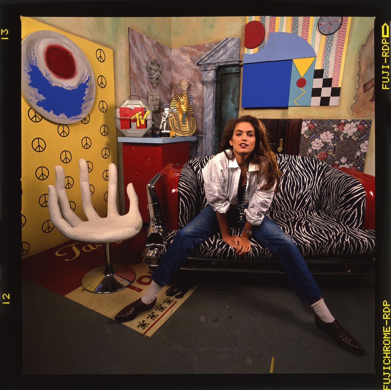 Cindy Crawford MTV, 1989