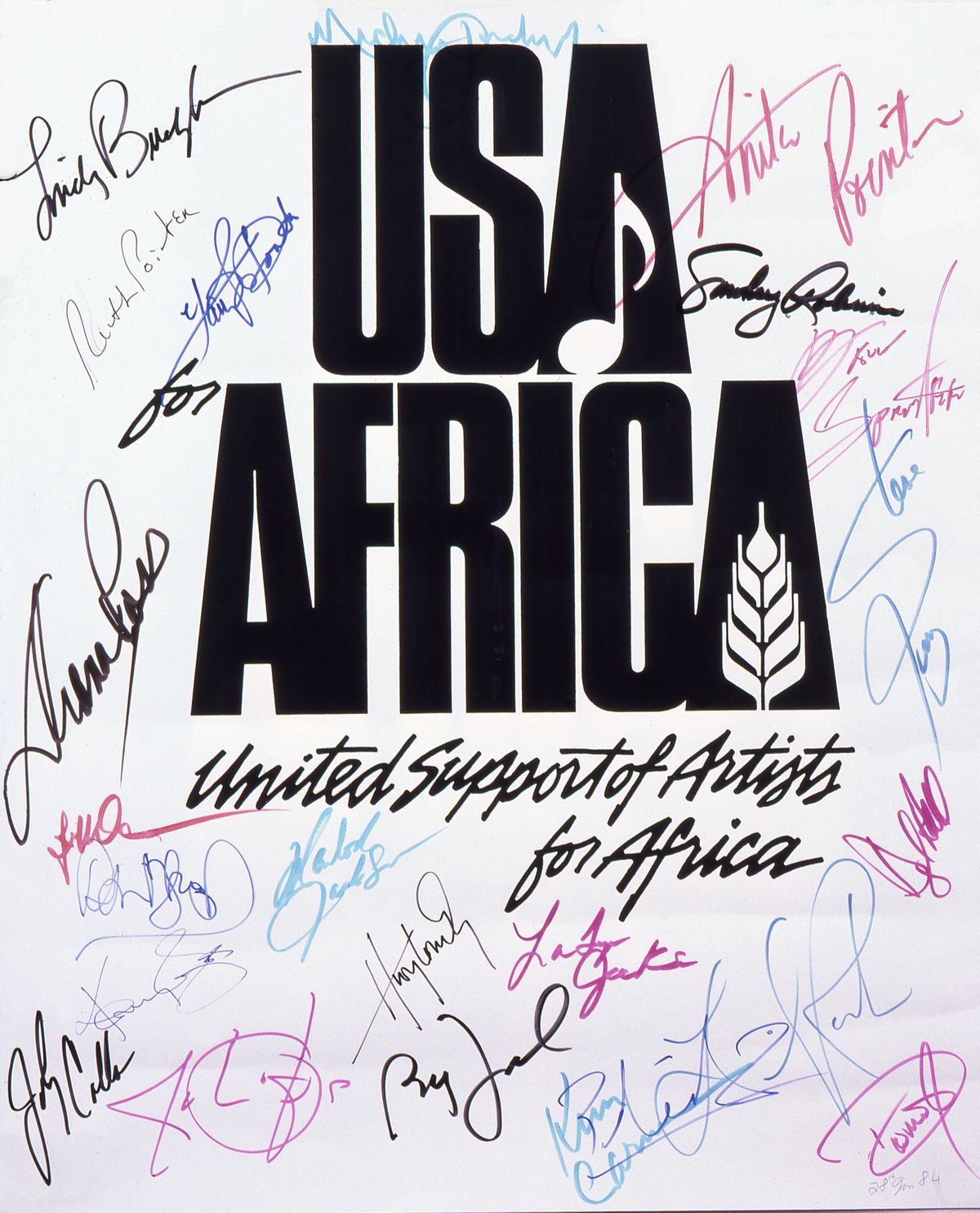 USA Africa Poster