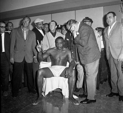 Clay Liston Weigh In- 1964