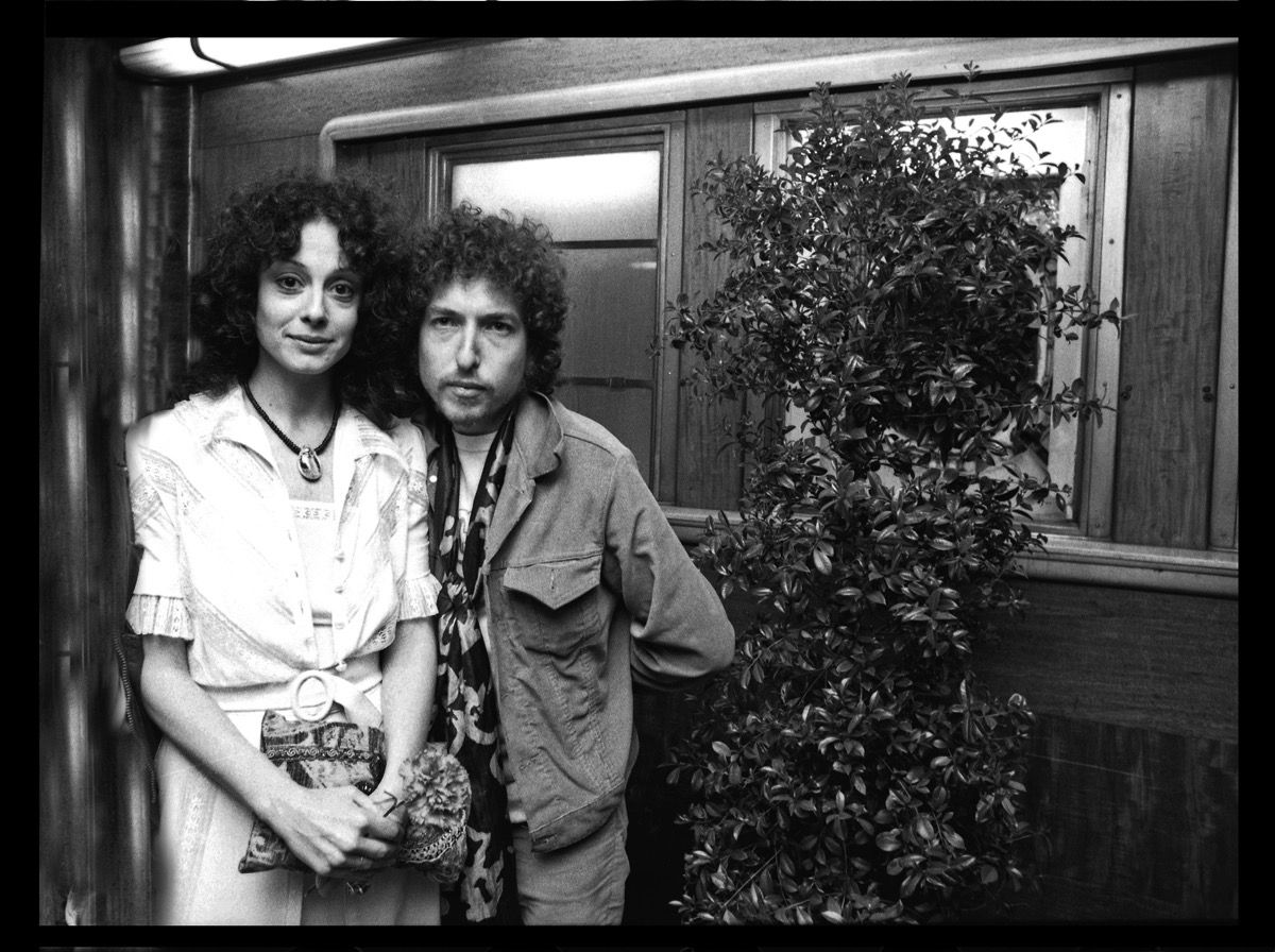 Bob Dylan & wife, Sara 1975