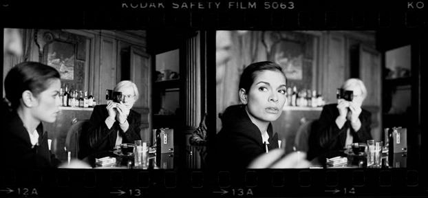 Bianca Jagger and Andy Warhol, 1977