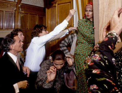 St. Laurent Backstage Paris 1977 