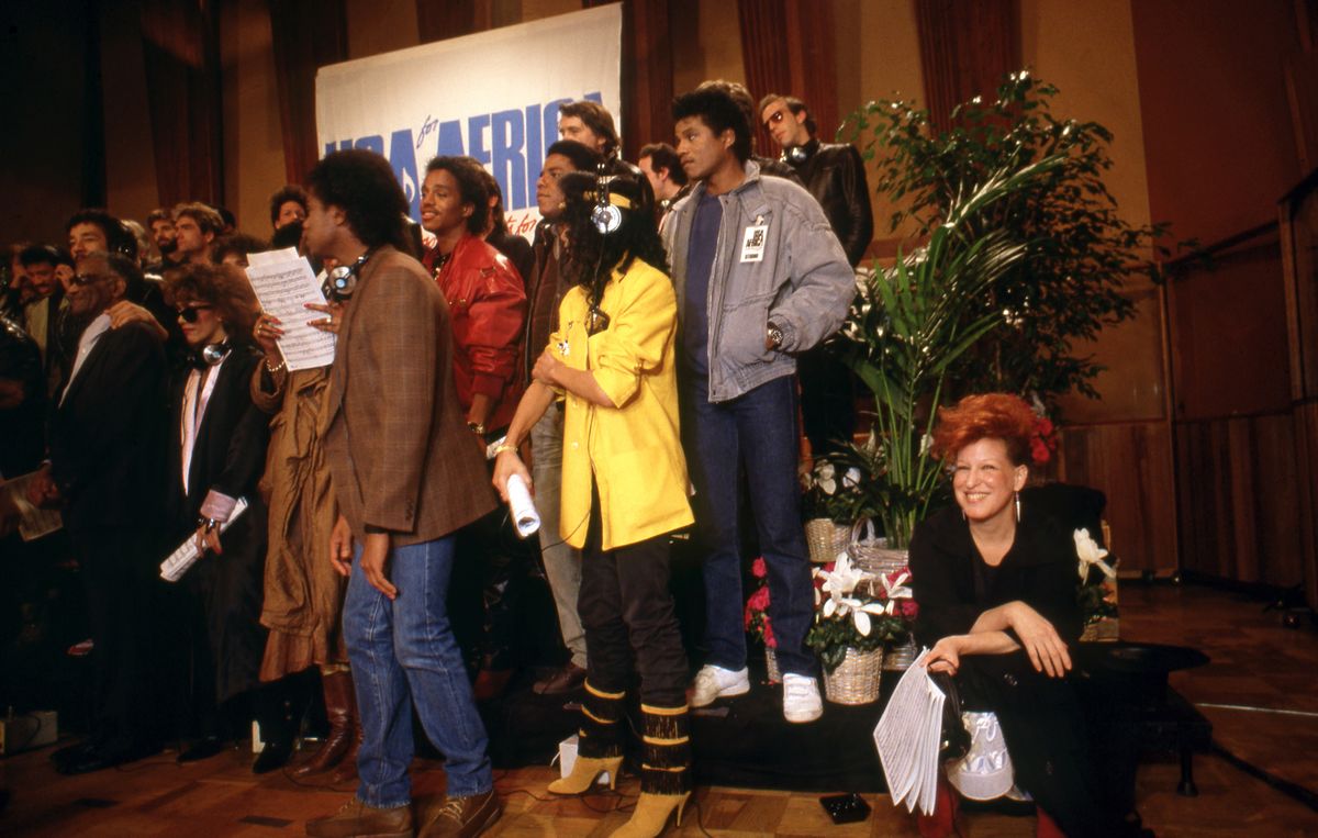 USA Africa, We are The World, Group shot