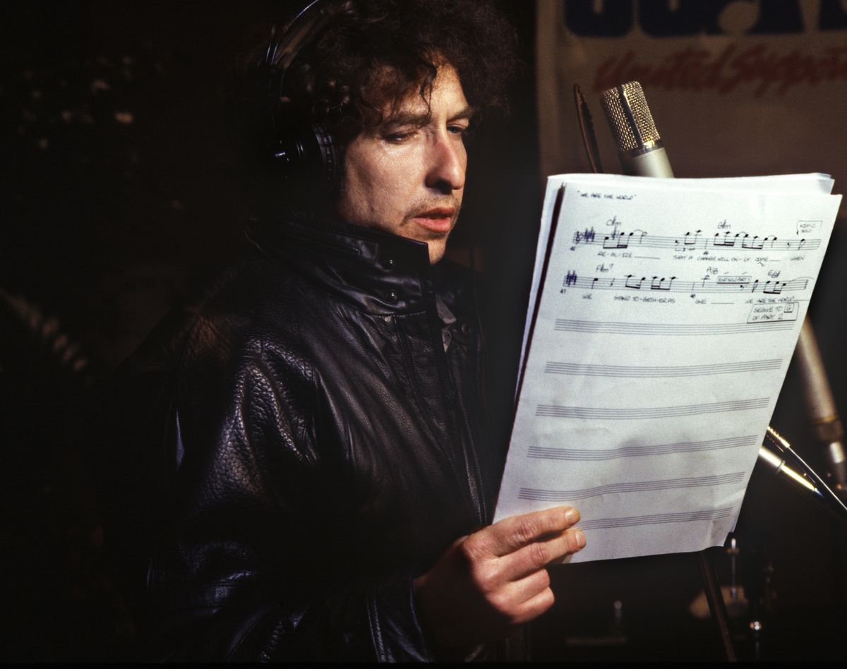 USA for Africa Bob Dylan 