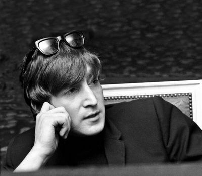 John at piano, Paris, 1964